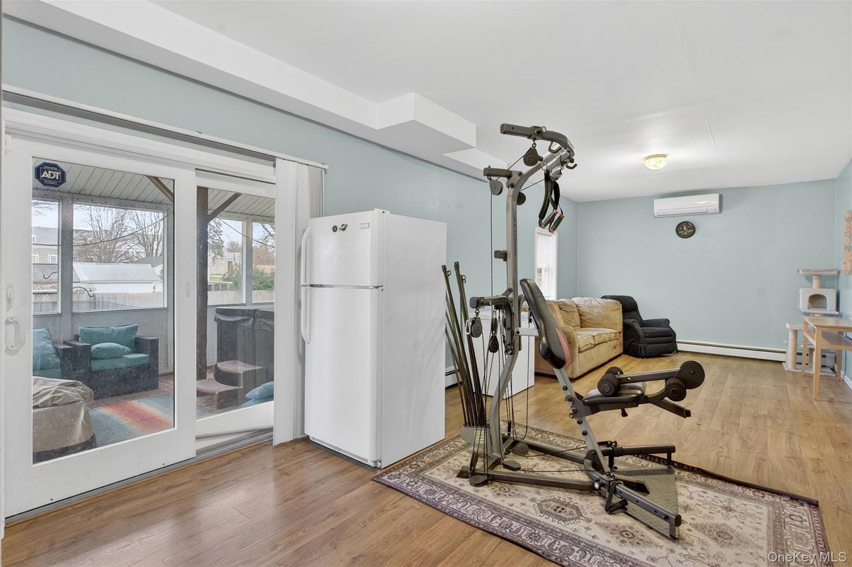 Fitness Equipment, Interior, Wood Texture Flooring