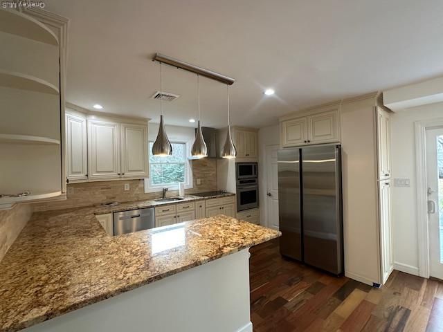 Interior, Kitchen, Stainless Steel Appliances, Wooden Ceilings