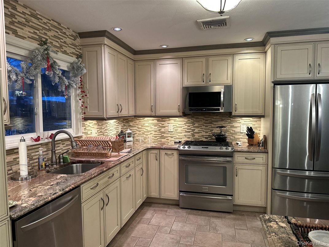 Interior, Kitchen, Recessed Lighting, Stainless Steel Appliances