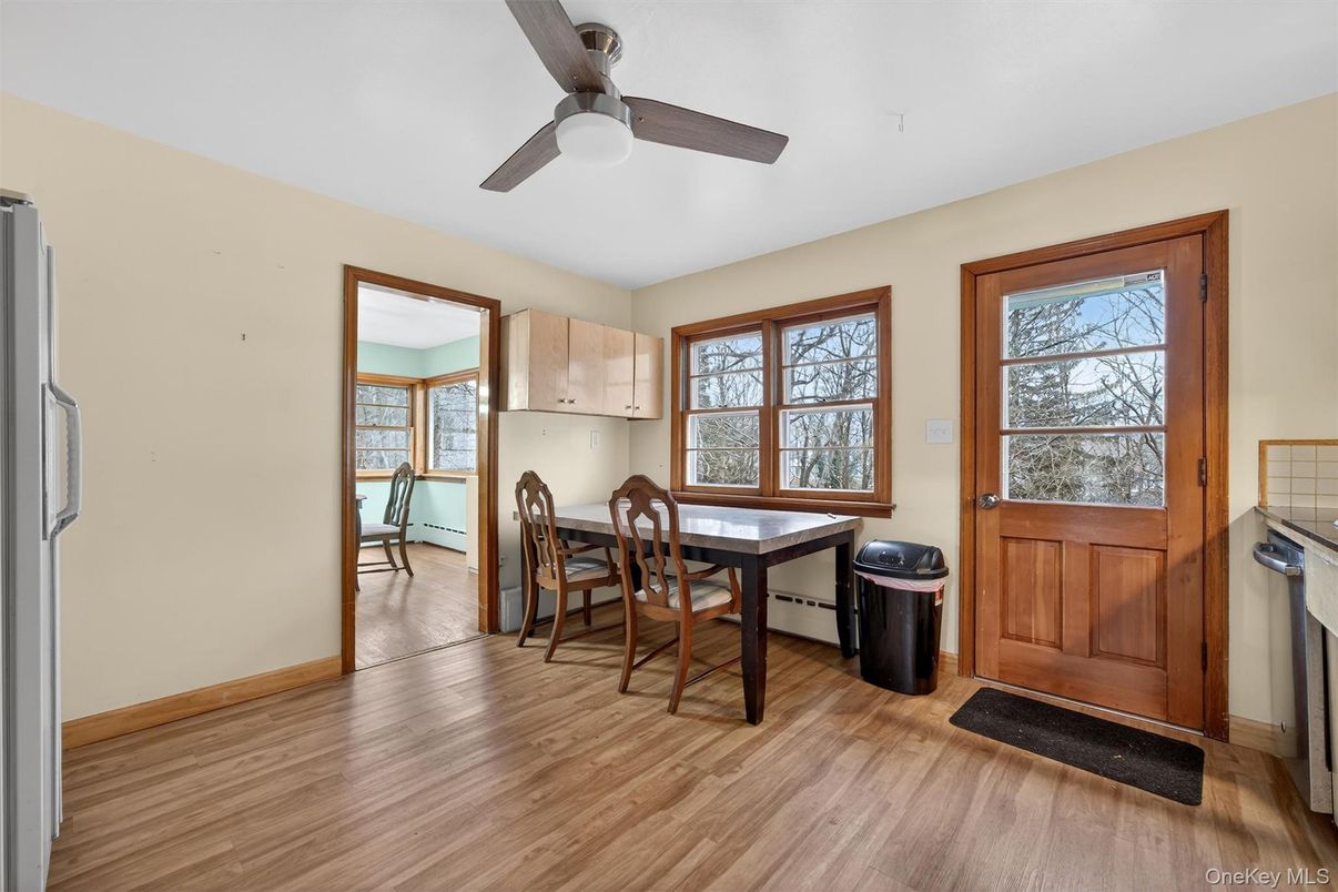Dining room, Interior, Wood Texture Flooring