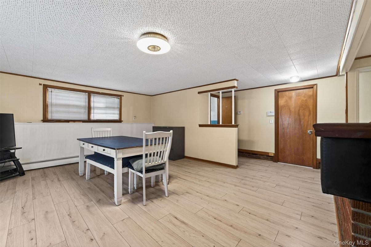 Dining room, Interior, Wood Texture Flooring