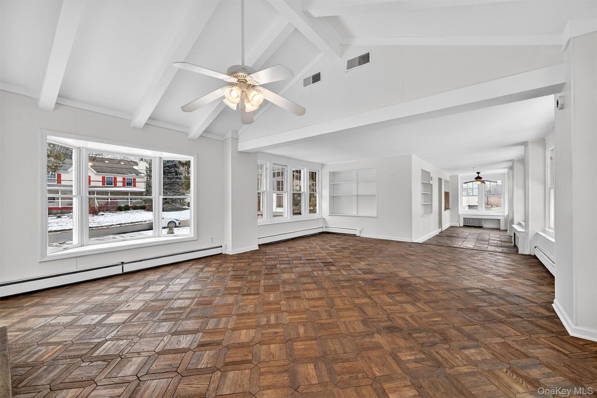 Empty room, Interior, Wood Texture Flooring