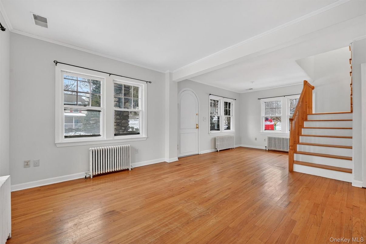 Empty room, Interior, Wood Texture Flooring