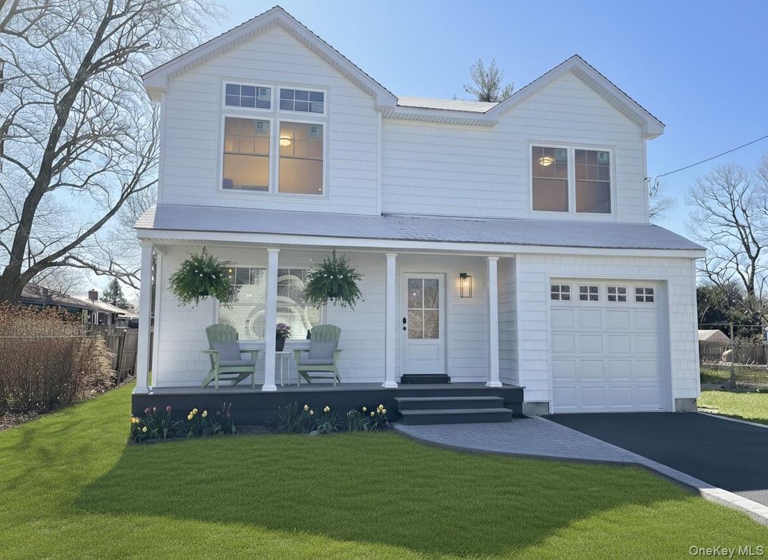 Attached, Exterior, Facade, Farmhouse