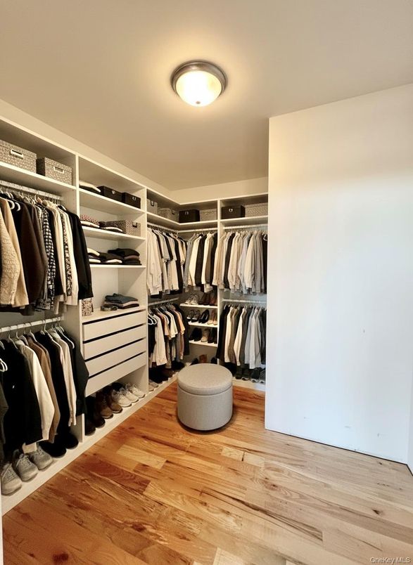 Interior, Walk-in Closets, Wood Texture Flooring