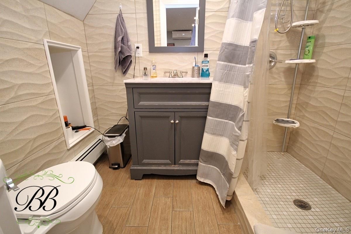 Bathroom, Interior, Wood Texture Flooring