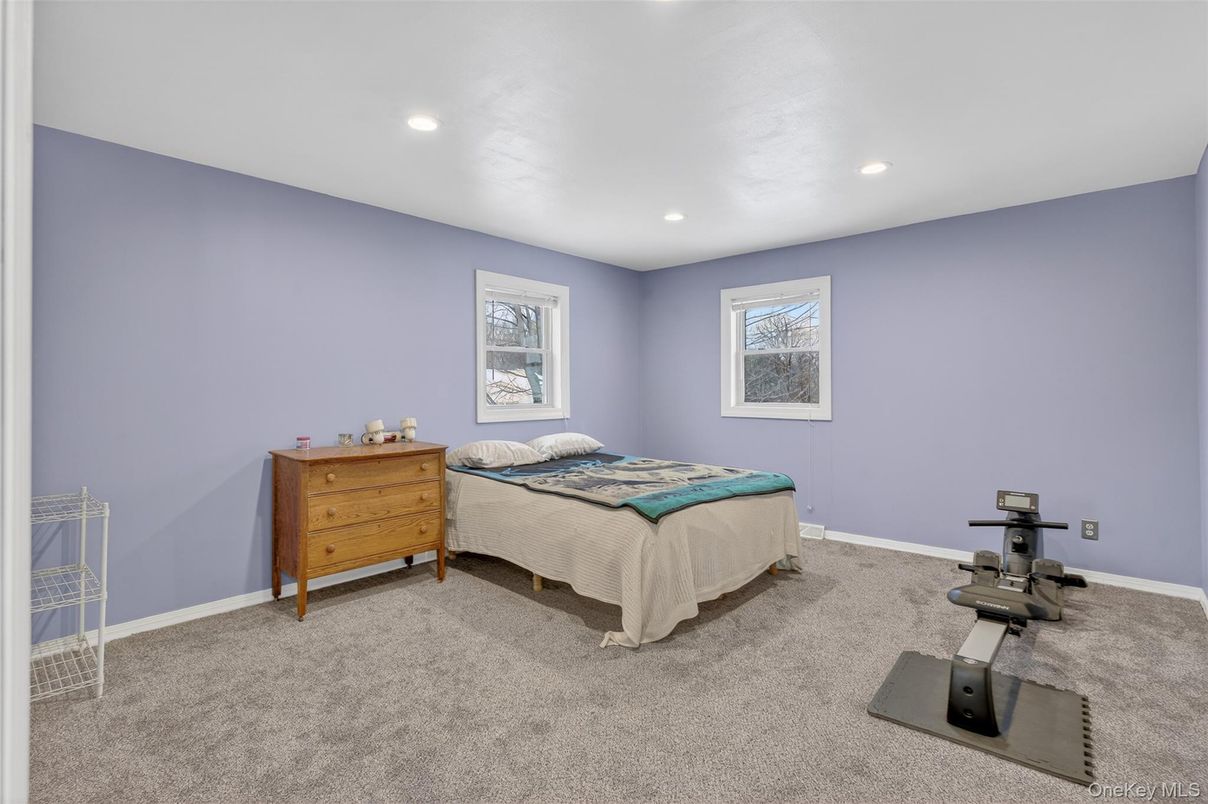 Bedroom, Fitness Equipment, Interior, Recessed Lighting