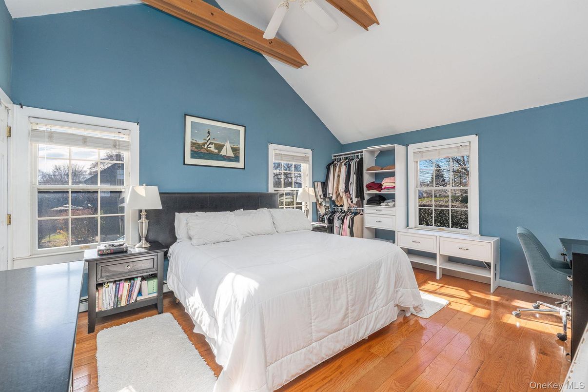 Bedroom, Interior, Wooden Beams, Wood Texture Flooring