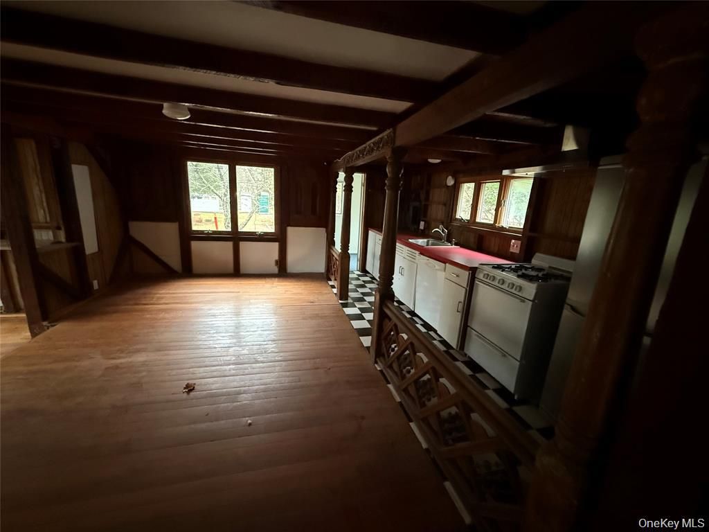 Interior, Wooden Beams, Wood Texture Flooring