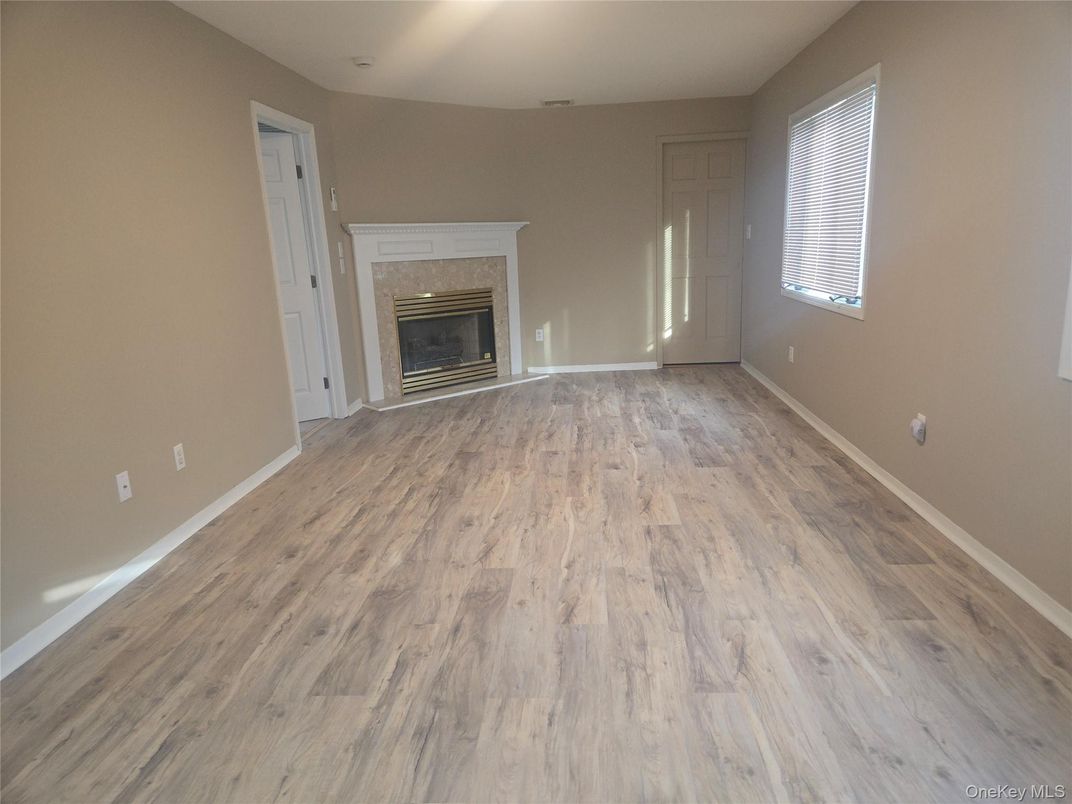 Empty room, Fireplace, Interior, Wood Texture Flooring