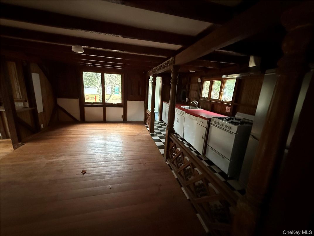 Interior, Wooden Beams, Wood Texture Flooring