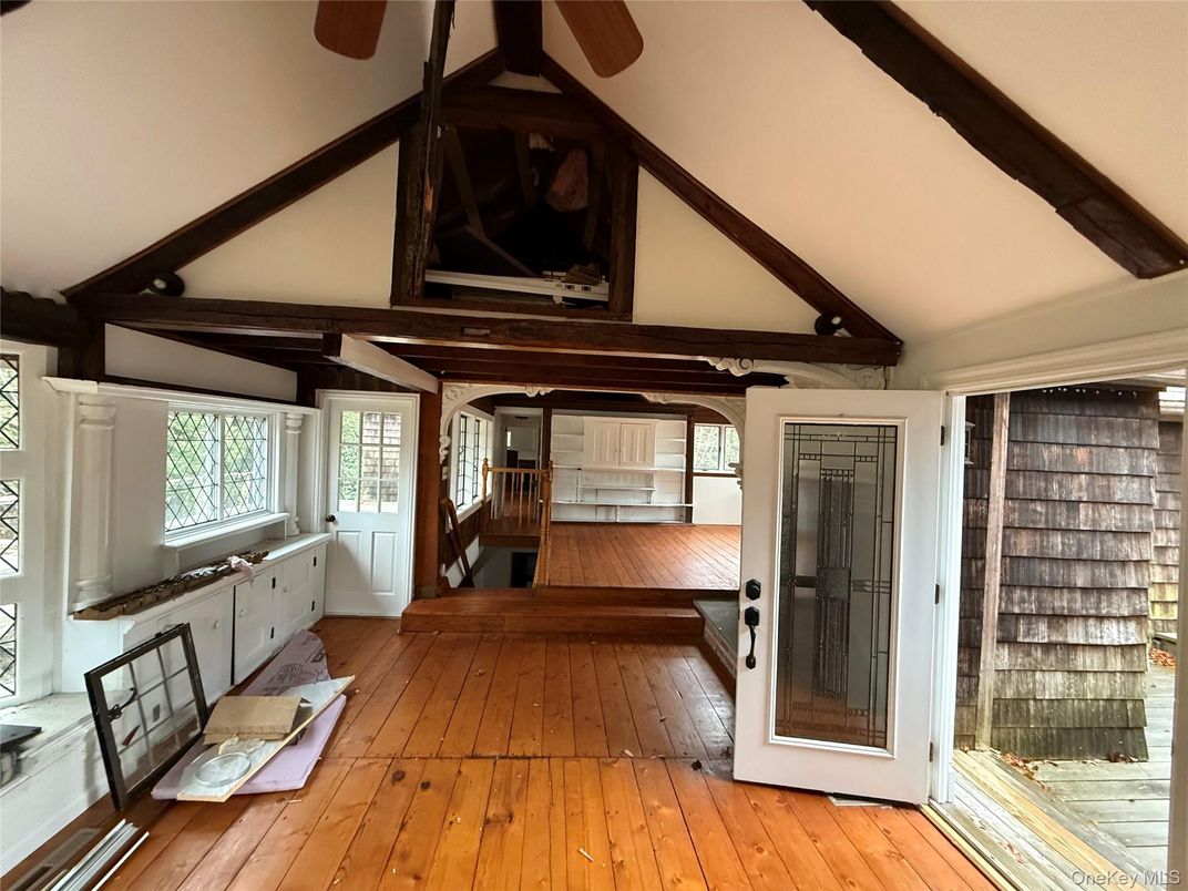 Interior, Wooden Beams, Wood Texture Flooring