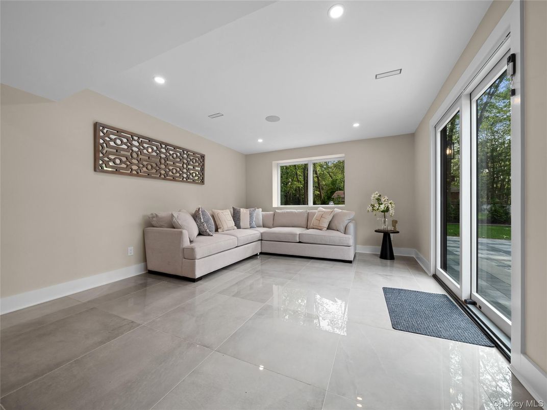 Interior, Living room, Recessed Lighting
