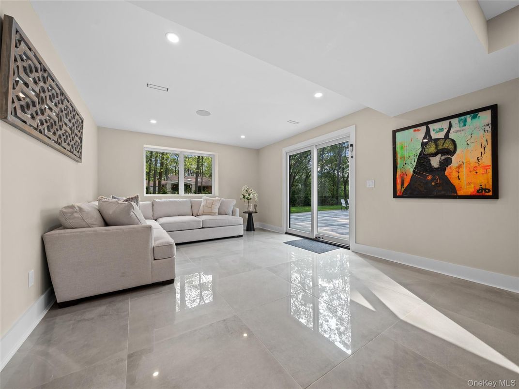 Interior, Living room, Recessed Lighting