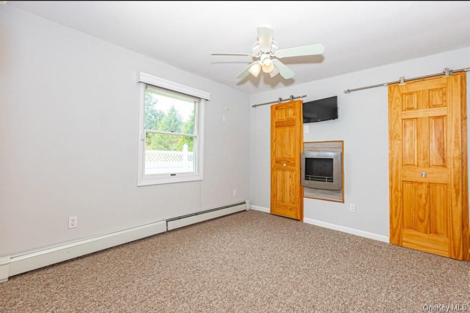 Empty room, Fireplace, Interior