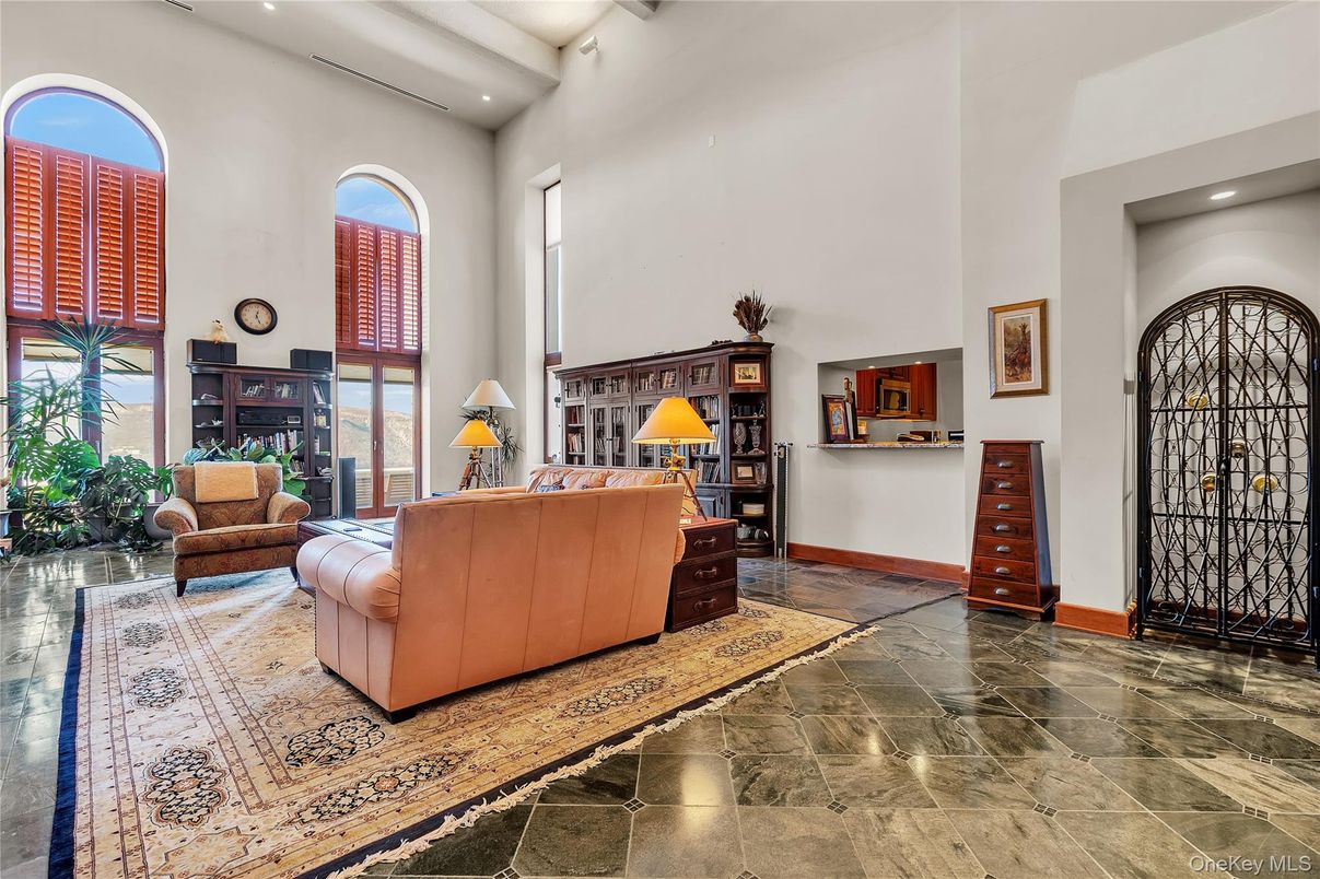 Interior, Living room, Recessed Lighting