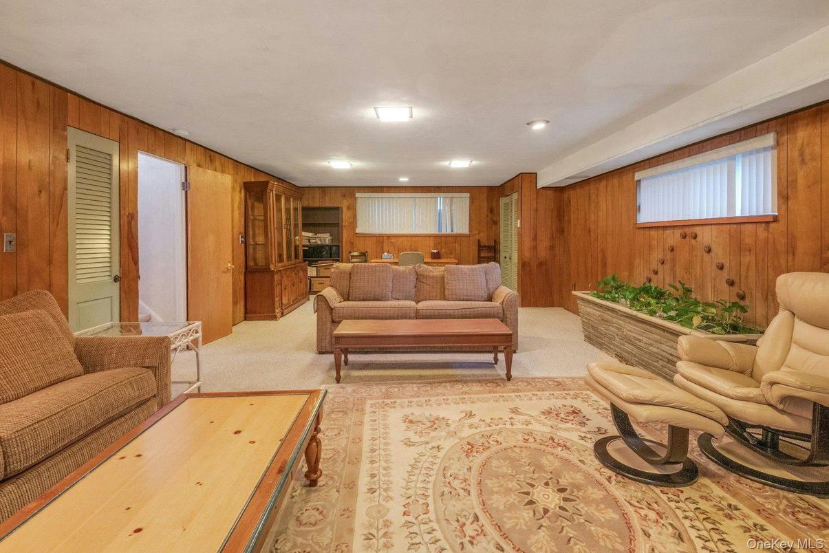 Interior, Living room, Recessed Lighting, Wooden Walls