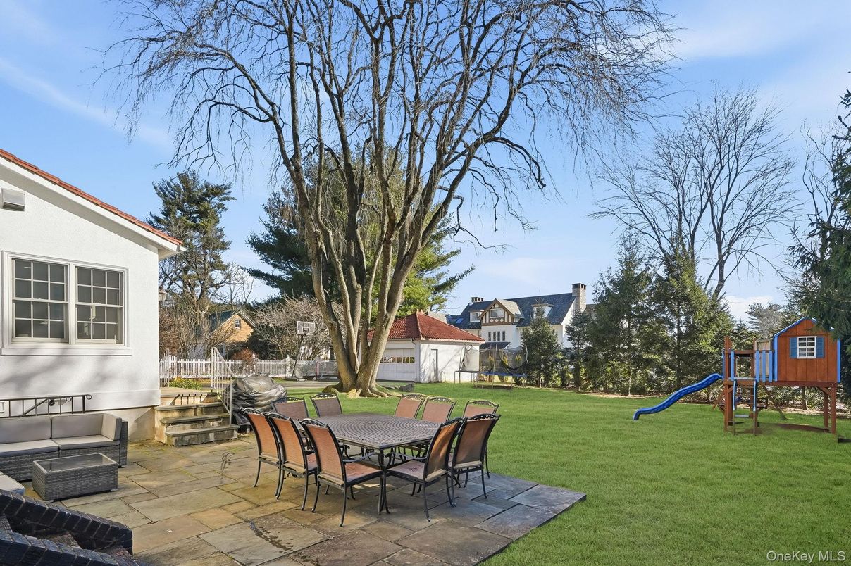 Backyard, Detached Garage, Exterior, Playground