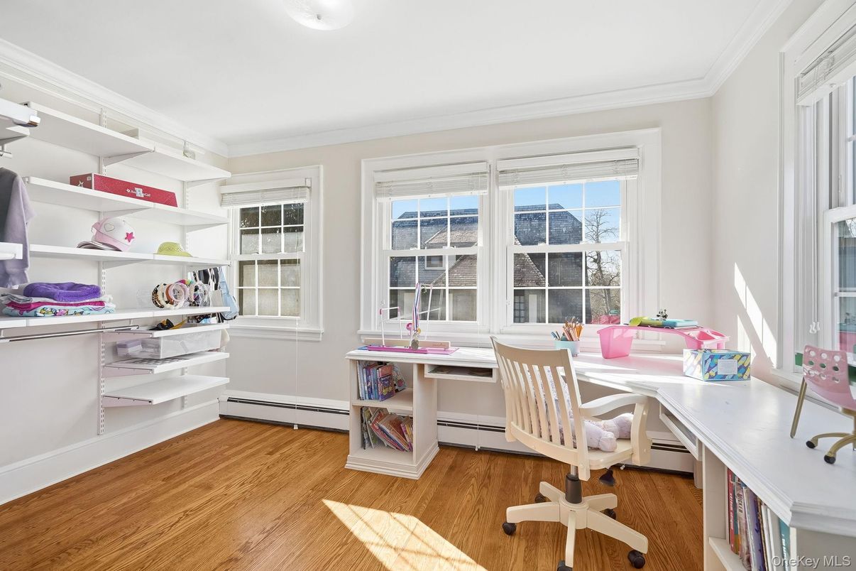 Home Office, Interior, Wood Texture Flooring