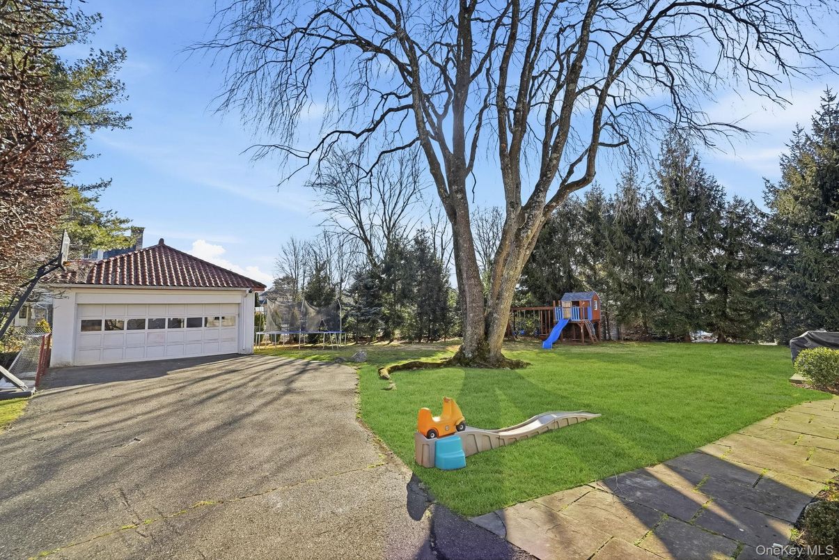 Backyard, Detached Garage, Exterior, Playground