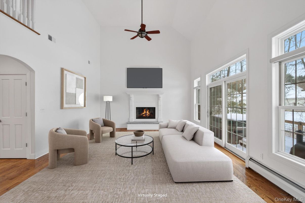 Fireplace, Interior, Living room, Wood Texture Flooring