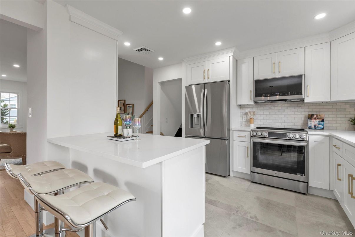 Interior, Kitchen, Recessed Lighting, Stainless Steel Appliances