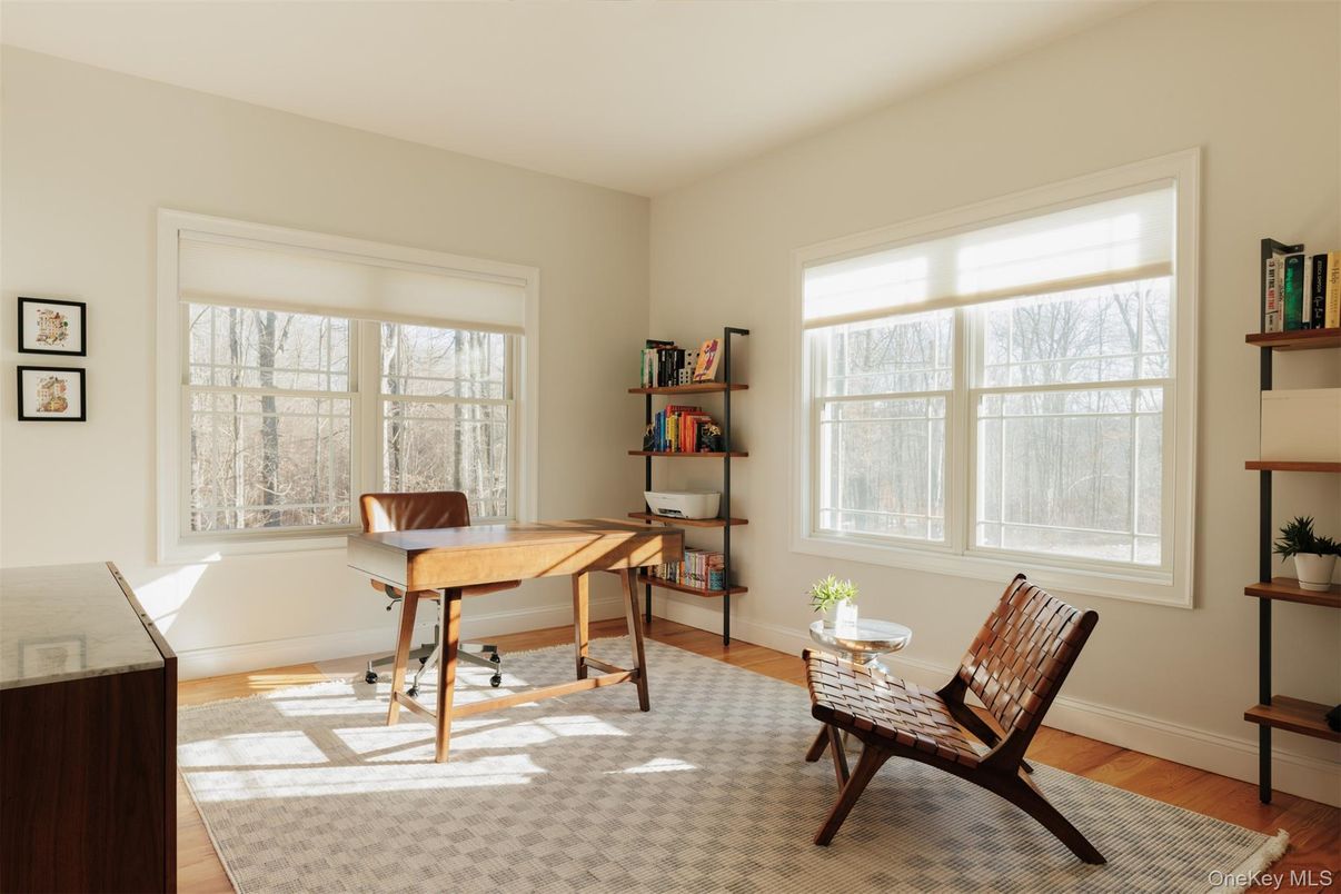 Home Office, Interior, Wood Texture Flooring