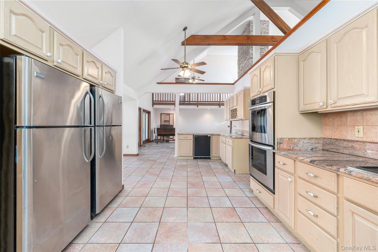 Interior, Kitchen, Wooden Beams