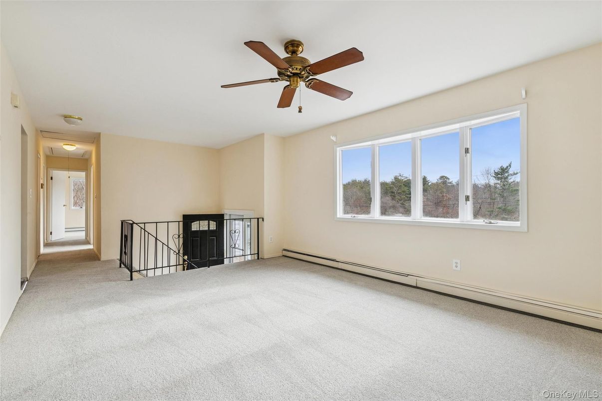 Empty room, Fireplace, Interior