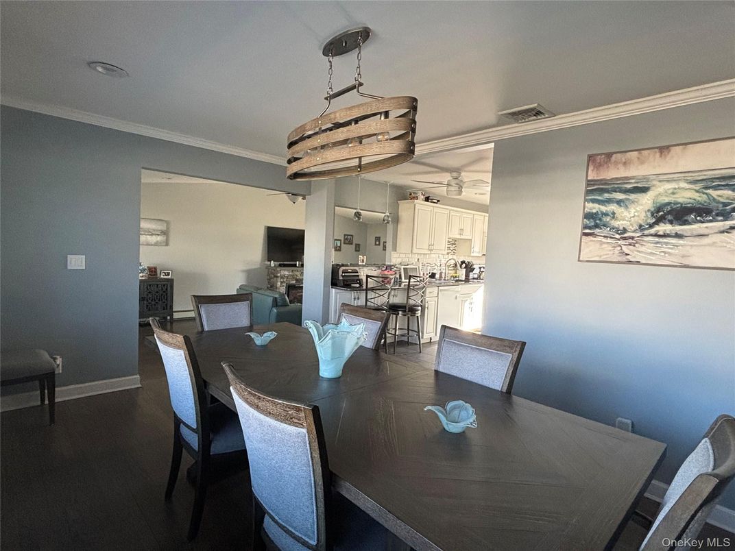 Dining room, Interior, Kitchen, Pendant Lights, Recessed Lighting