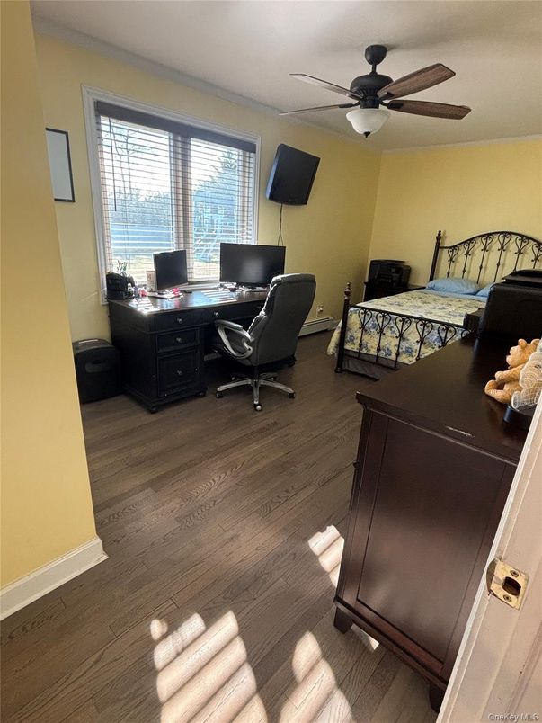 Bedroom, Home Office, Interior, Wood Texture Flooring