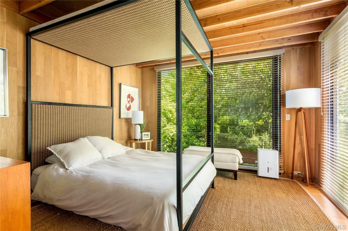Bedroom, Interior, Wooden Ceilings, Wooden Walls