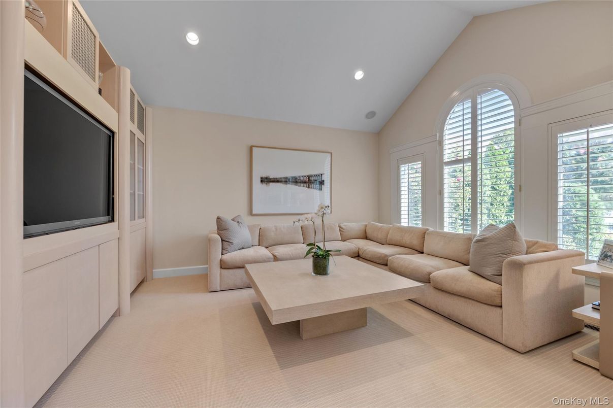 Interior, Living room, Recessed Lighting