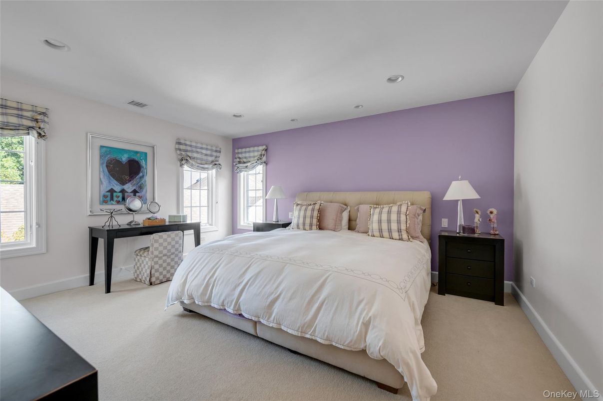 Bedroom, Interior, Recessed Lighting