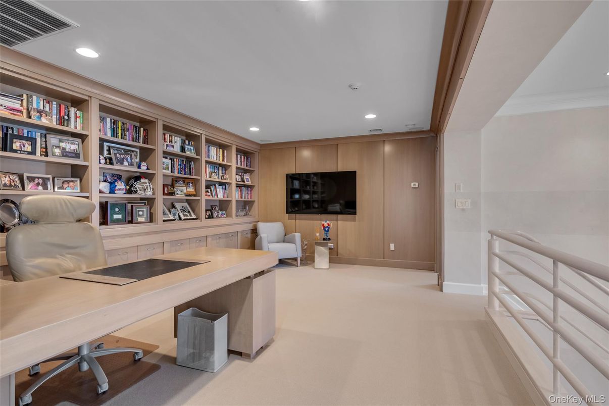 Home Office, Interior, Recessed Lighting