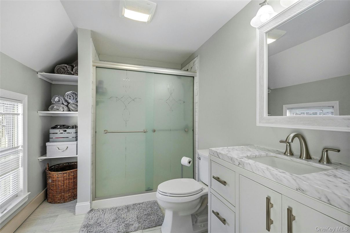 Bathroom, Glass Shower, Interior