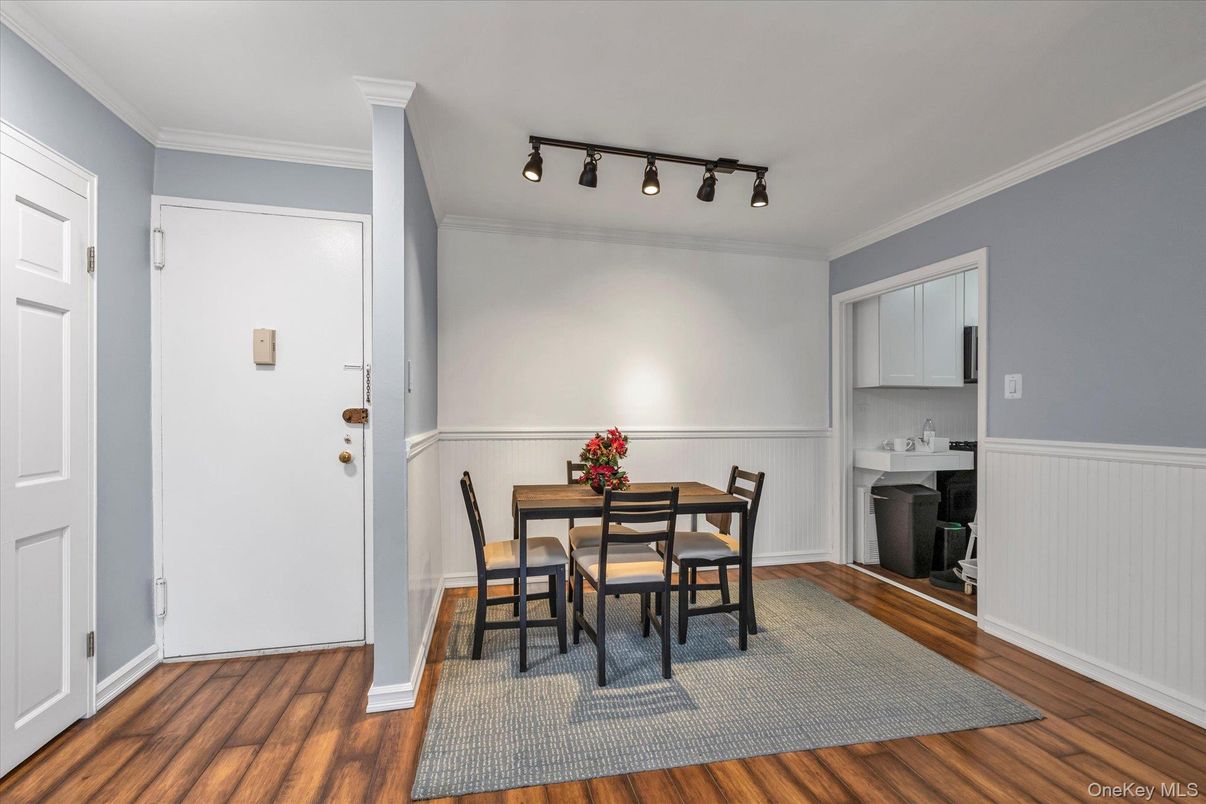 Dining room, Interior, Wood Texture Flooring