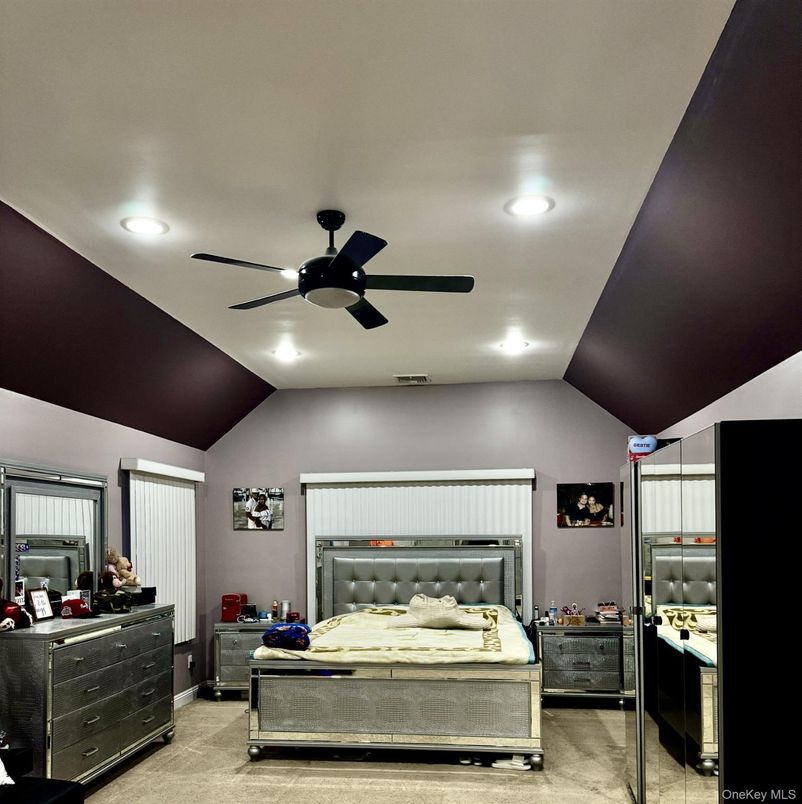 Bedroom, Interior, Recessed Lighting