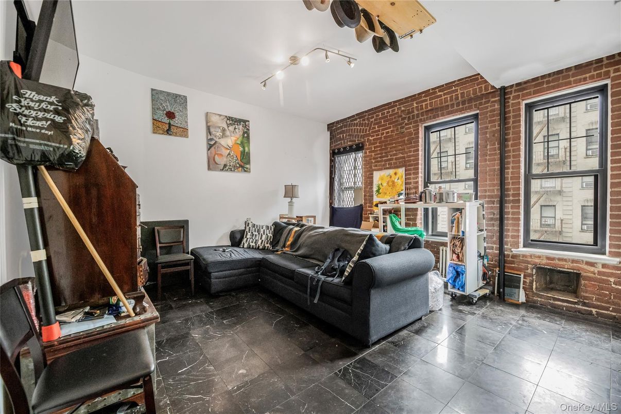 Fireplace, Interior, Living room, Stone Walls