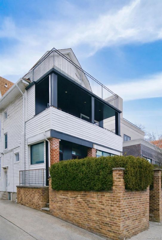 Exterior, Facade, Brick Facade, Modern