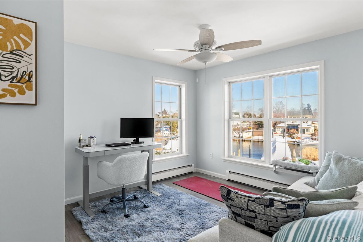 Home Office, Interior, Wood Texture Flooring