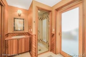 Bathroom, Interior, Wooden Walls