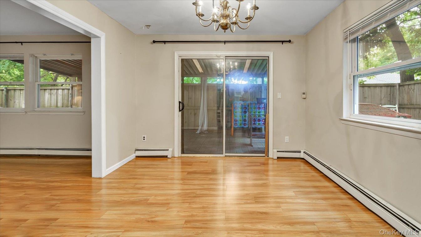 Chandelier, Empty room, Interior, Wood Texture Flooring
