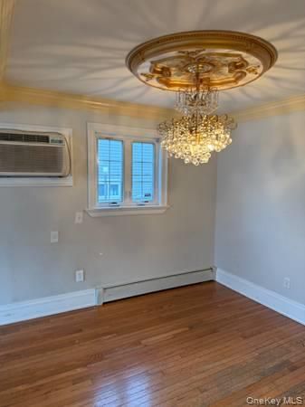 Chandelier, Empty room, Interior, Wood Texture Flooring
