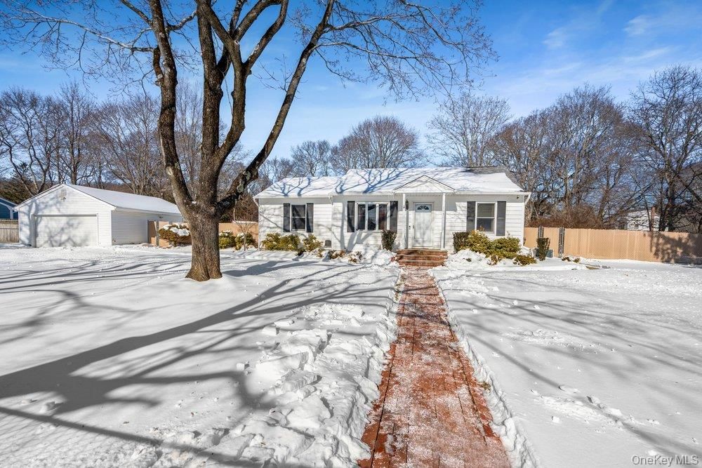 Backyard, Detached Garage, Exterior, Facade, Cape Cod