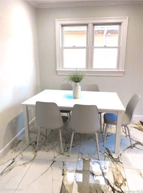 Dining room, Interior, Marble