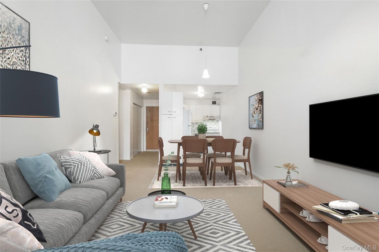 Dining room, Interior, Living room, Pendant Lights