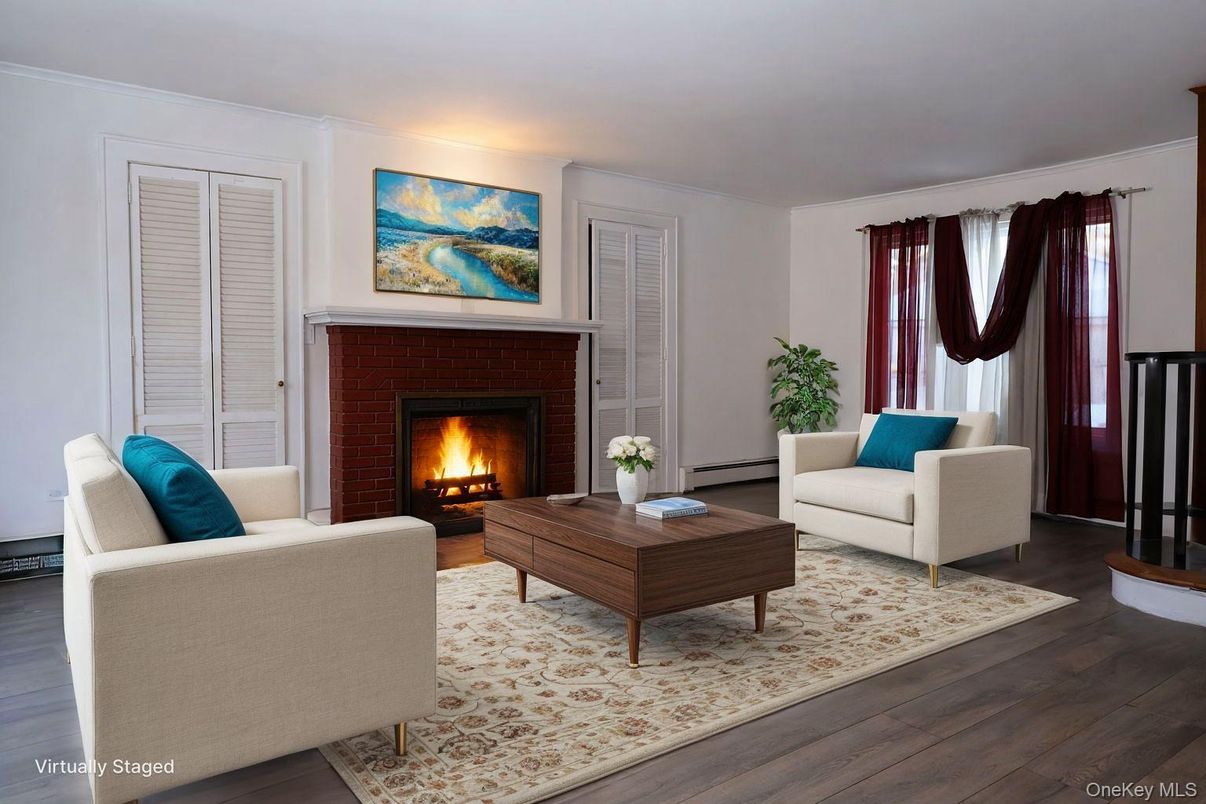 Fireplace, Interior, Living room, Wood Texture Flooring