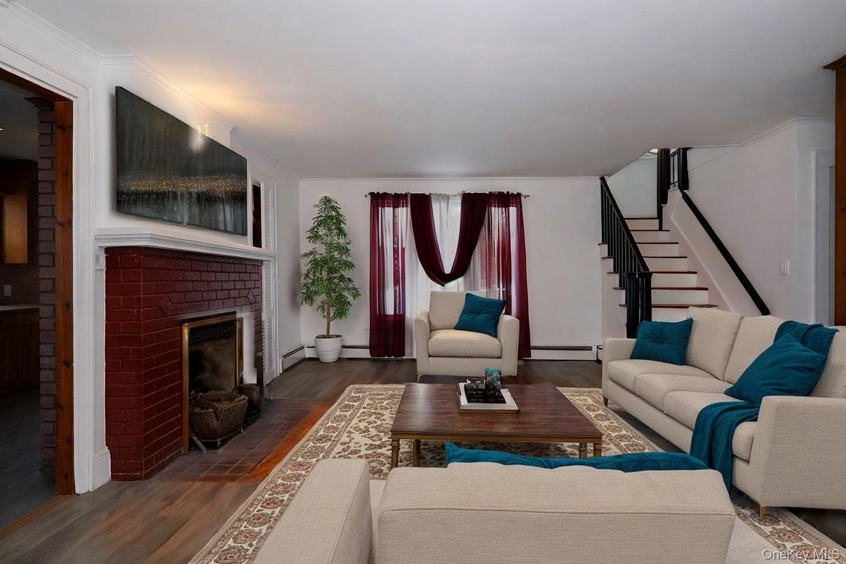 Fireplace, Interior, Living room, Wood Texture Flooring