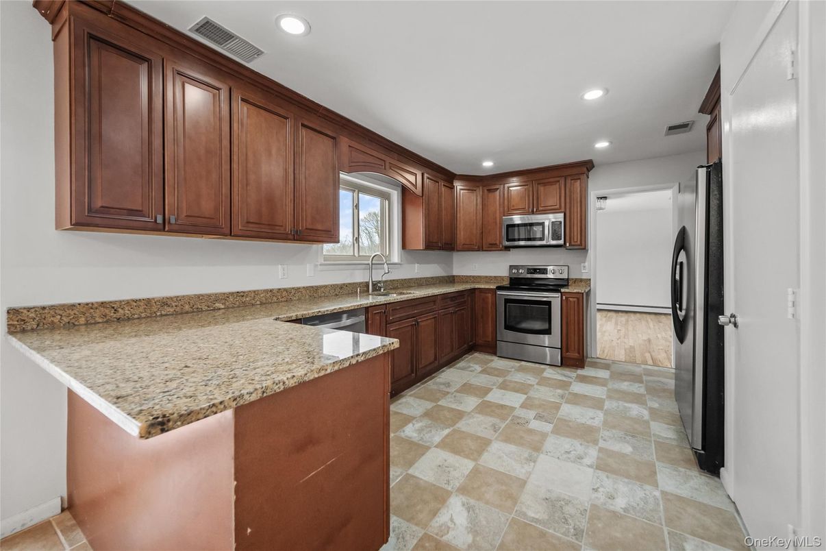 Interior, Kitchen, Recessed Lighting, Stainless Steel Appliances